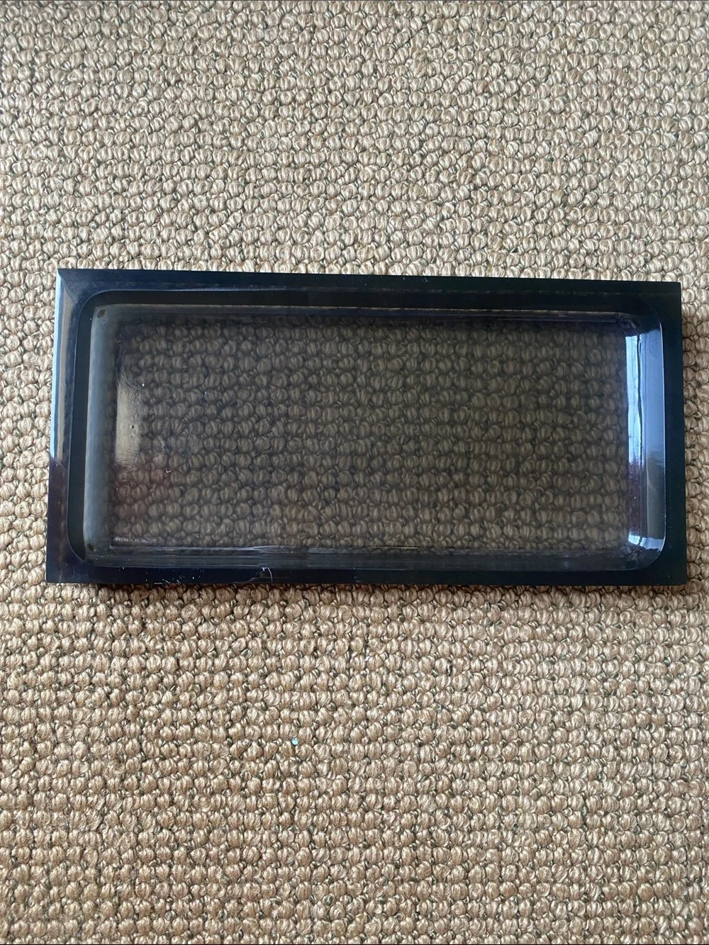 Jonathan Adler Acrylic Sleek Rectangular Bth Tray